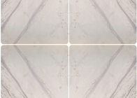 Tuile de marbre blanche polie taille standard ou adaptée aux besoins du client de 60x60 de la Grèce Volakas de mach